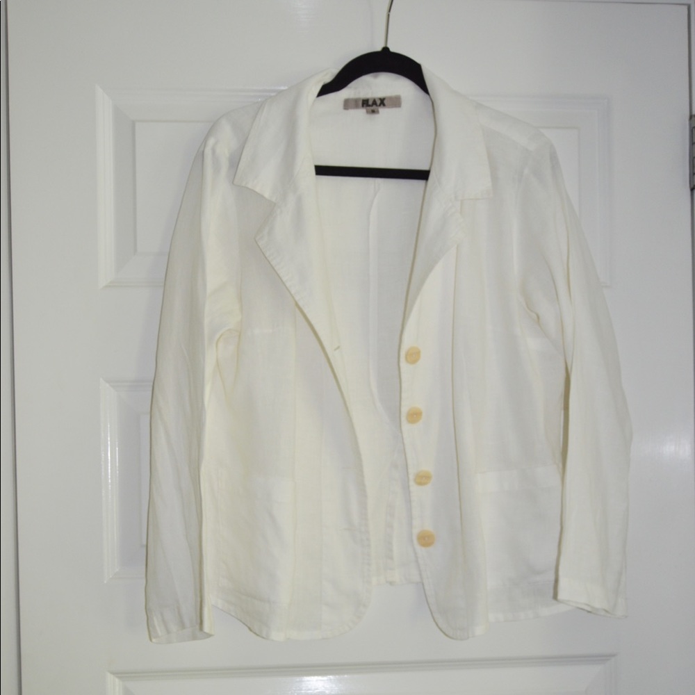 Flax linen jacket